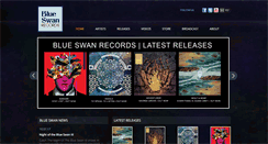 Desktop Screenshot of blueswanrecords.com